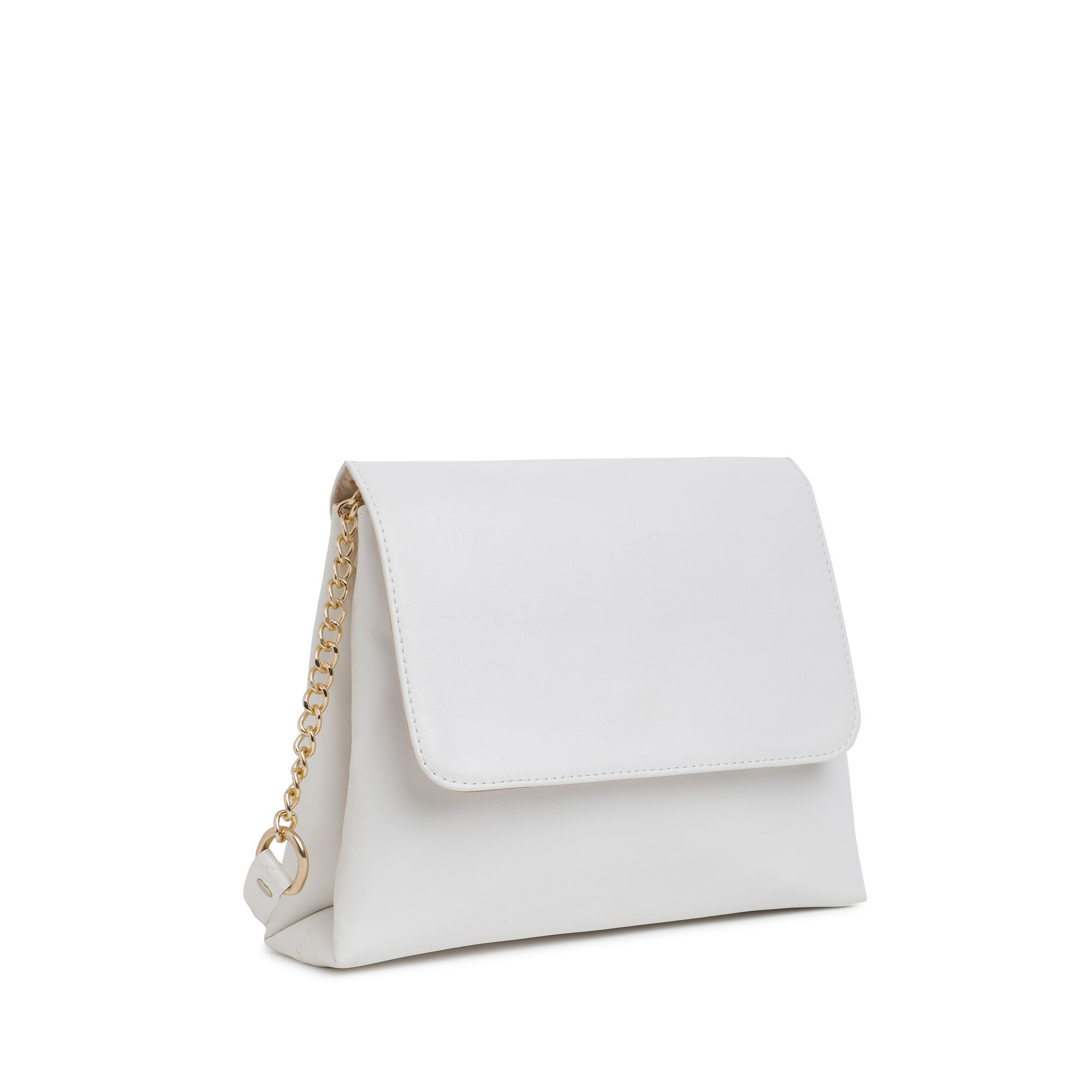 ★ leathery★ Nylon padded crossbody bag WHITE LRBG3401WH WITERY Small Crossboby Purse for Women - Waterproof Nylon
