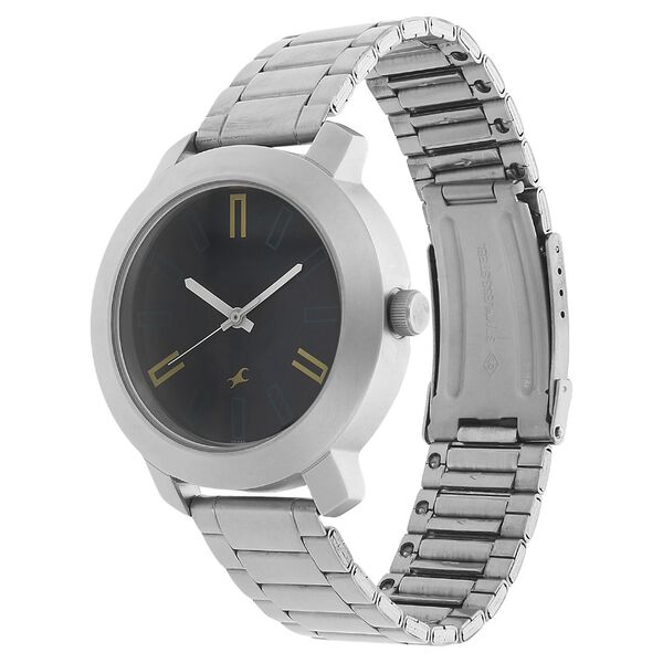 Fastrack Quartz Analog Blue Dial Stainless Steel Strap Watch for Guys - image number 1