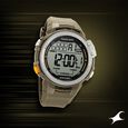 Fastrack Streetwear Digital Grey Dial Silicone Strap Watch for Guys