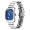 Fastrack Vyb Maverick Quartz Analog Blue Dial Silver Metal Strap Watch For Guys - image number 3