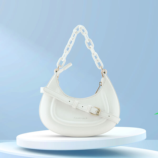 Fastrack Zoe Sling Bag in White - image number 0