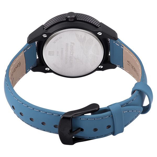 Fastrack Quartz Analog Black Dial Leather Strap Watch for Girls - image number 4