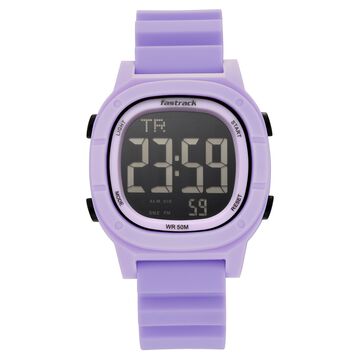 Fastrack StreetStyle Unisex Plush Lavender Digital Watch