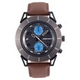 Fastrack Quartz Analog Anthracite Dial Leather Strap Watch for Guys - image number 1