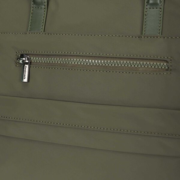 Nylon edit laptop tote -  olive - image number 8