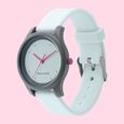 Fastrack Monochrome Quartz Analog Grey Dial Silicone Strap Watch for Girls - image number 2
