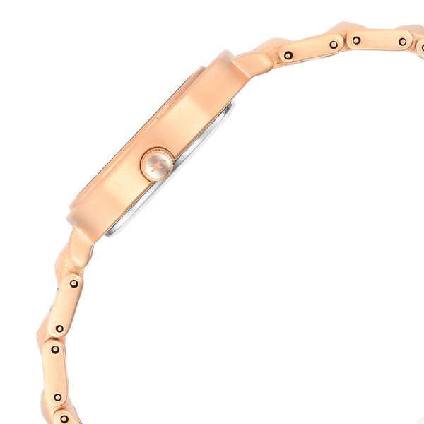 Fastrack Opulence Quartz Analog Rose Gold Dial Metal Strap Watch for Girls - image number 4