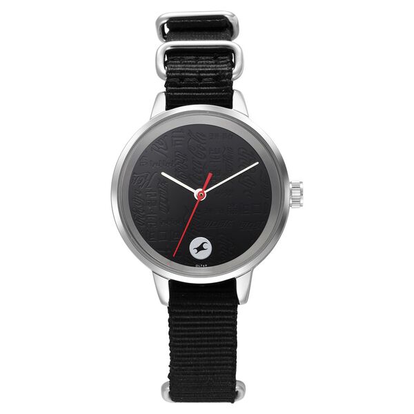 Fastrack Coca Cola Edition By Fastrack Quartz Analog Black Dial Nylon Strap Watch for Girls - image number 2