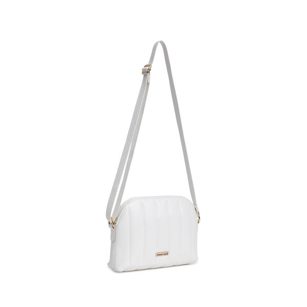 Fastrack Modern Quilted Sling Bag for Women | Trendy, Spacious Bag for Girls, Ladies, Women | Everyday Casual Bag Made from High Quality Faux Leather (White) - image number 1