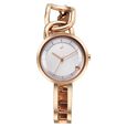 Fastrack Opulence Quartz Analog Black Dial Brown Metal Strap Watch For Girls