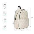Quiltpop backpack- white and black - image number 2