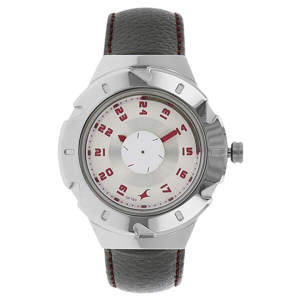 Fastrack Quartz Analog White Dial Leather Strap Watch for Girls - image number 0
