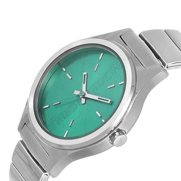 Fastrack Quartz Analog Green Dial Watch for Girls - image number 1