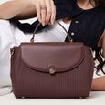 Twine charm satchel - brown - image number 0