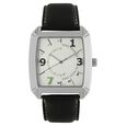 Fastrack Quartz Analog Silver Dial Leather Strap Watch for Guys - image number 0