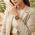 Fastrack Wild Quartz Analog Brown Dial Beige Leather Strap Watch For Girls - image number 2