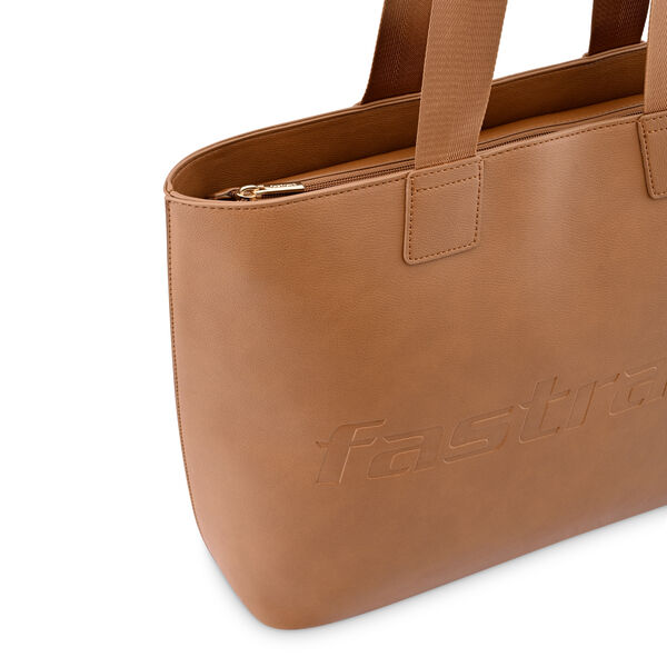 Tan College Tote Bag - image number 4