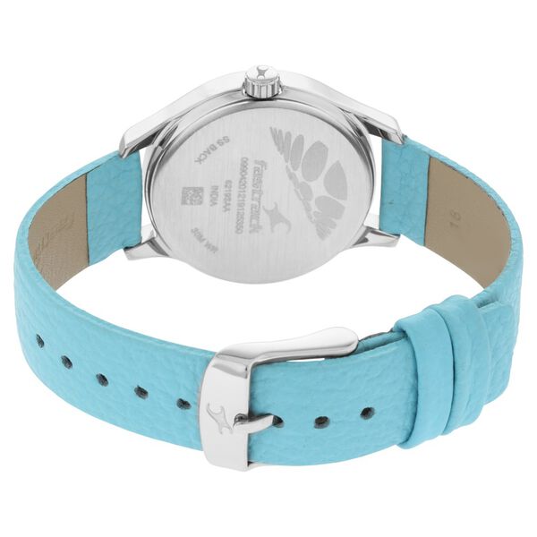 Fastrack Tripster Quartz Analog White Dial Leather Strap Watch for Girls - image number 4