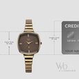 Fastrack Vyb Muse Quartz Analog Khaki Dial Metal Strap Watch For Girls - image number 3