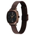 Fastrack Stunners Quartz Analog Black Dial Brown Stainless Steel Strap Watch For Girls - image number 2
