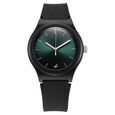 Fastrack Tees Urbanique Quartz Analog Green Dial Silicon Strap Watch For Girls - image number 0