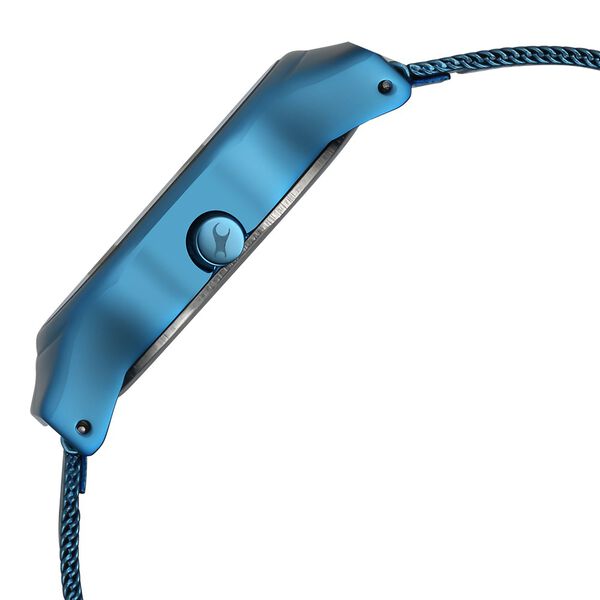 Fastrack Snob X Blue Dial Stainless Steel Strap Watch for Girls - image number 3