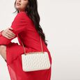 Quiltgrid white shoulder bag - image number 0