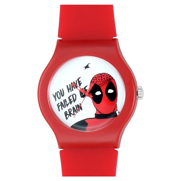 Fastrack Deadpool Quartz Analog Bicolour Dial Silicone Strap Unisex Watch - image number 0
