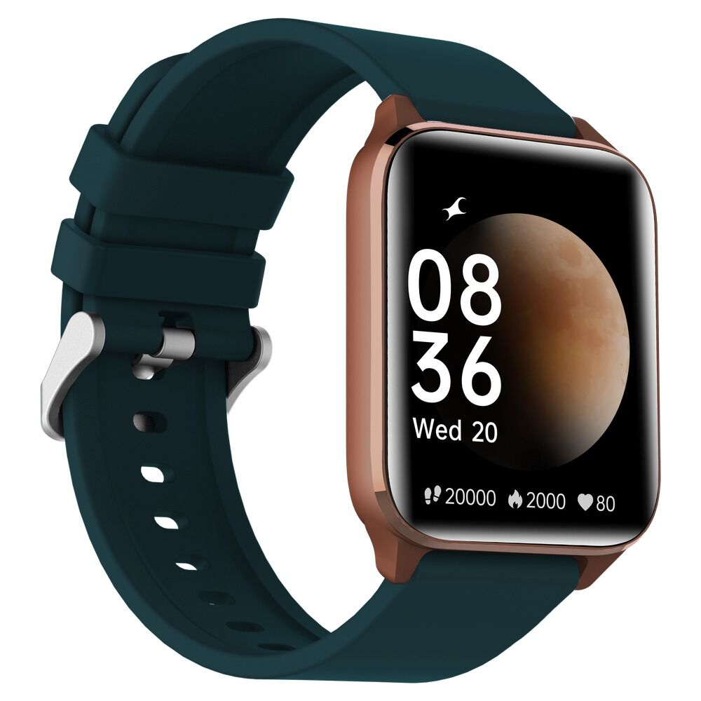 Buy Online New Fastrack Smartwatch Reflex Beat Plus with 4.27 cm UltraVU Display SpO2 Monitor with SpO2 Monitor and Sleep Tracker 38082pp05 Fastrack