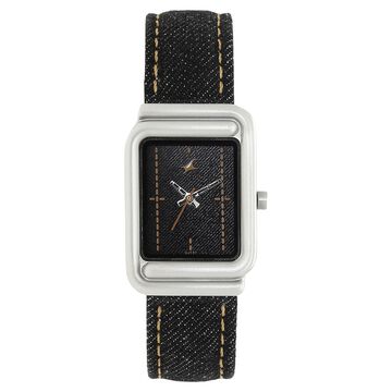Fastrack Denim Quartz Analog Blue Dial Denim Strap Watch for Girls