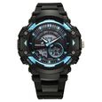 Fastrack StreetStyle Quartz Digital Black And Red Dial Black PU Strap Unisex Watch