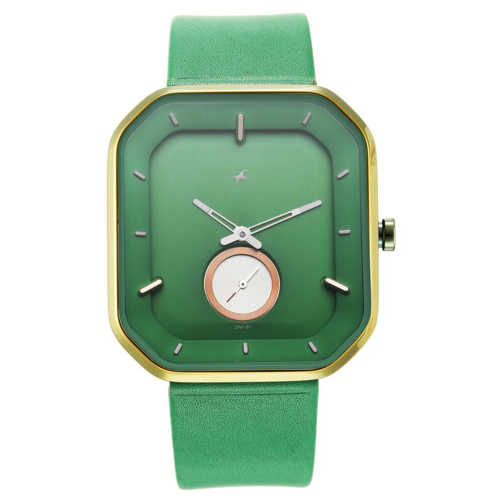 Fastrack olive top green watch