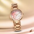 Fastrack Uptown Retreat Quartz Analog Pink Dial Metal Strap Watch for Girls - image number 0