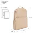 Fastrack beige textured backpack - image number 8