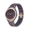 Fastrack Vyb Slayer Quartz Analog Maroon Dial Metal Strap Watch for Girls - image number 3