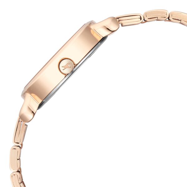 Fastrack Pulse Quartz Analog Silver Dial Stainless Steel Strap Watch for Girls - image number 3