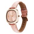 Fastrack Stunners Quartz Analog Rose Gold Dial Rose Gold Leather Strap Watch For Girls - image number 2