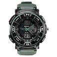 Fastrack AnaDigi Black Dial Black Colour Plastic Strap Unisex Watch