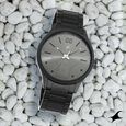 Fastrack Bare Basics Quartz Analog Grey Dial Stainless Steel Strap Watch for Guys - image number 0
