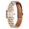 Vyb Iconiqu? By Fastrack Quartz Analog Mother of Pearl Dial Rose Gold Metal Strap Watch For Girls - image number 4