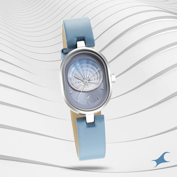 Fastrack Uptown Retreat Quartz Analog Blue Dial Leather Strap Watch for Girls - image number 0