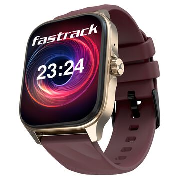 Fastrack New Astor FS1 PRO Smartwatch, Large Super AMOLED Display 5 CM AOD, NextGen Chipset lag Free & Fast Experience