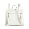 Fastrack White Boxy Backpack for Women | Stylish Backpack for Girls, Ladies, Women�| Spacious Bag made with High Quality Faux Leather | College Everyday Backpack (White) - image number 2