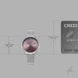 Fastrack Stunners Quartz Analog Purple Dial Silver Stainless Steel Strap Watch For Girls - image number 3