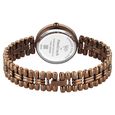 Vyb Charmer By Fastrack Quartz Analog Brown Dial Brown Metal Strap Watch For Girls - image number 5