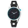 Fastrack Motorheads Quartz Analog Black Dial Leather Strap Watch for Girls - image number 0
