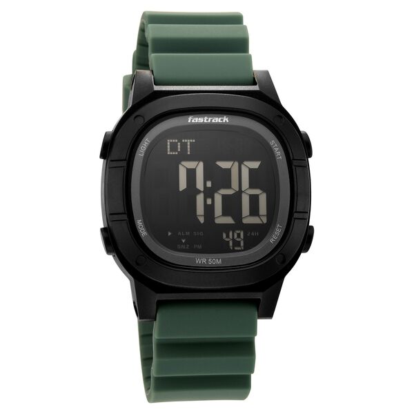 Fastrack StreetStyle Unisex Forest Green Digital Watch - image number 1