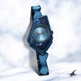 Fastrack Younique Quartz Analog Blue Dial Metal Strap Watch for Girls - image number 0