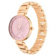 Fastrack Ruffles Quartz Analog with Date Pink Dial Stainless Steel Strap Watch for Girls - image number 3
