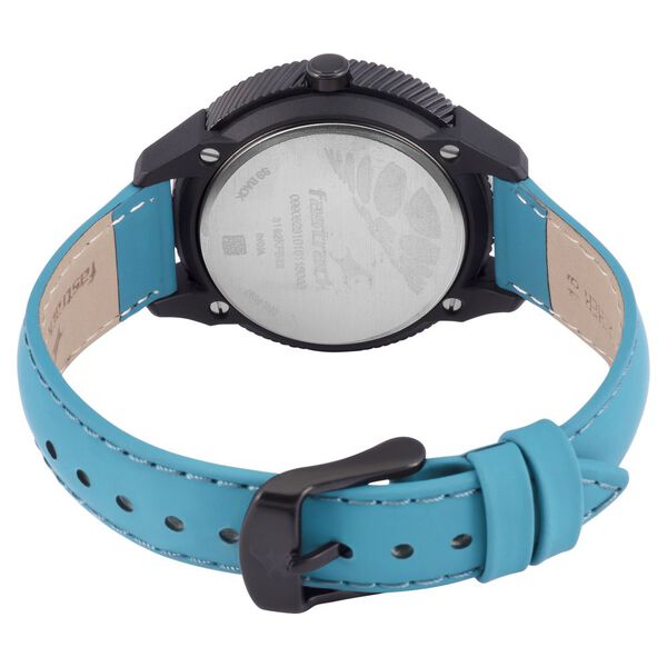 Fastrack Modular Quartz Analog Silver Dial Leather Strap Watch for Girls - image number 4